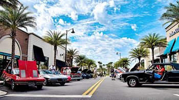 Classic car show event